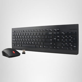 Lenovo Combo de Teclado y Ratón Inalámbricos 510, receptor USB Nano...