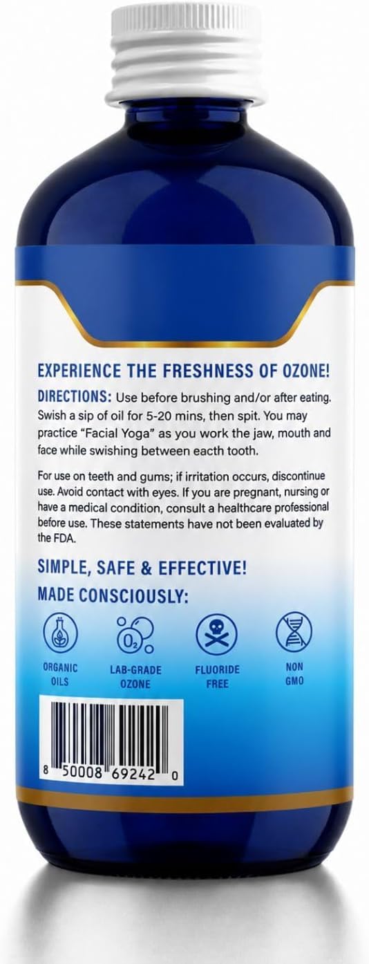 Medicinal Foods - Aceite de enjuague bucal ozonizado de goma | Acei...