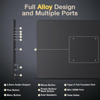 KYY Monitor portátil 4K \u2013 Pantalla de viaje UHD IPS de 15.6 pu...