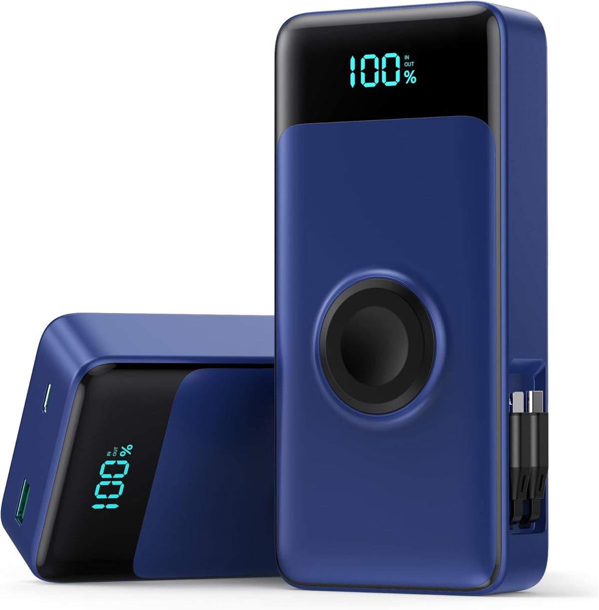 Cargador portátil 5 en 1 para iPhone, batería externa de 40800 mAh,...