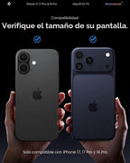 Spigen GlasTR EZ FIT Privacy Screen Protector para iPhone 17 Pro, 17, 16 Pro