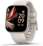 FITVII Rastreador de salud y fitness (respuesta/hacer llamadas), reloj inteligente con frecuencia cardíaca y presión arterial 24/7, seguimiento del sueño, monitor de oxígeno en sangre, más de 120 modos deportivos para mujeres y hombres