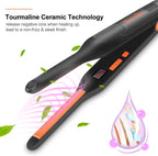 Terviiix - Plancha plana pequeña para cabello corto