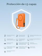 UGREEN MagFlow - Banco de energía de 10,000 mAh, carga inalámbrica...