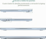 DONGKE Funda para MacBook Air de 13 pulgadas (13.6 pulgadas), chip...