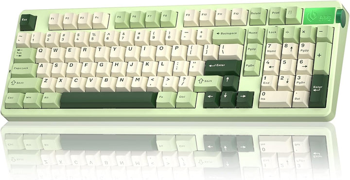 CORBOBO LEOBOG A98-96% Teclado mecánico inalámbrico, trimodo BT5.0\...