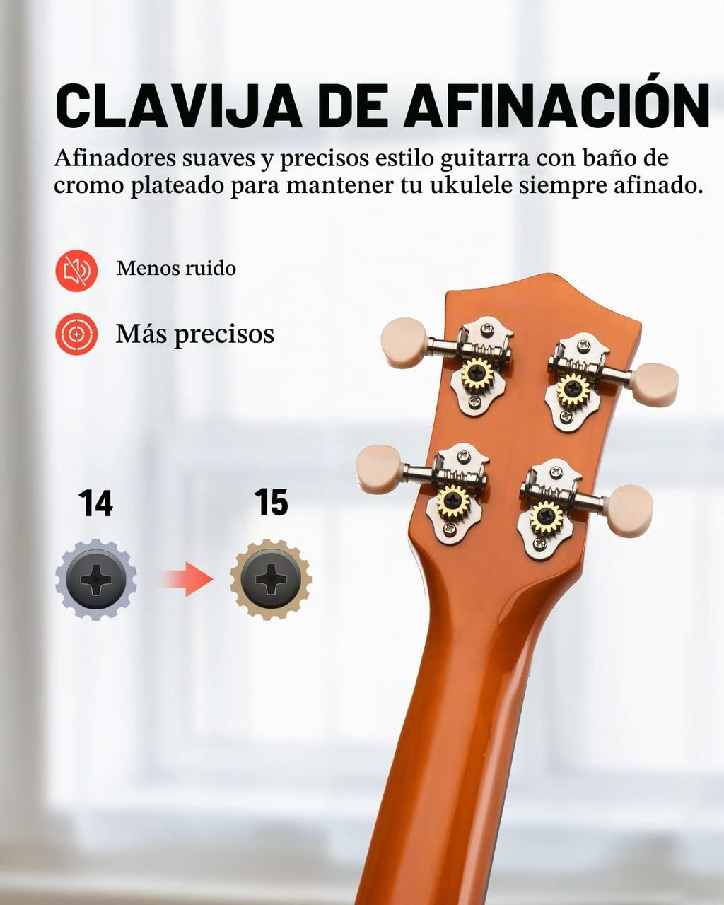 Donner Kit de ukelele soprano para principiantes de 21 pulgadas, paquete para principiantes con clases en línea gratuitas, bolsa, correa, cuerdas, afinador, púas y trapo, Ukalalee Yukalalee (Natural)