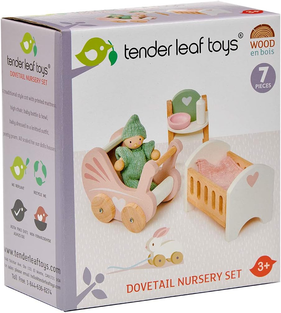 Tender Leaf Toys - Accesorios para casa de muñecas Dovetail - Conju...
