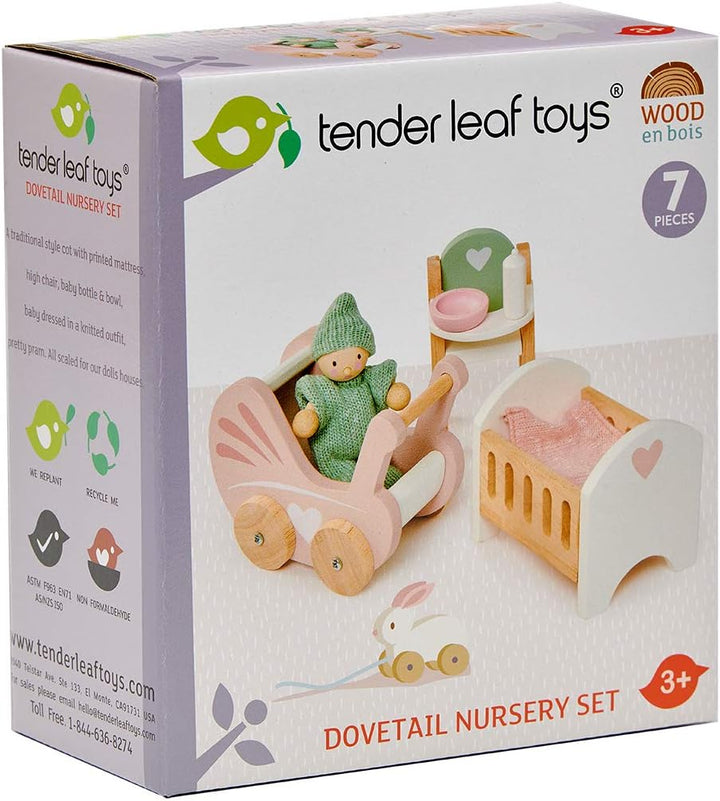 Tender Leaf Toys - Accesorios para casa de muñecas Dovetail - Conju...