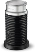 Nespresso Aeroccino 3 Espumador de Leche, Negro, Acero