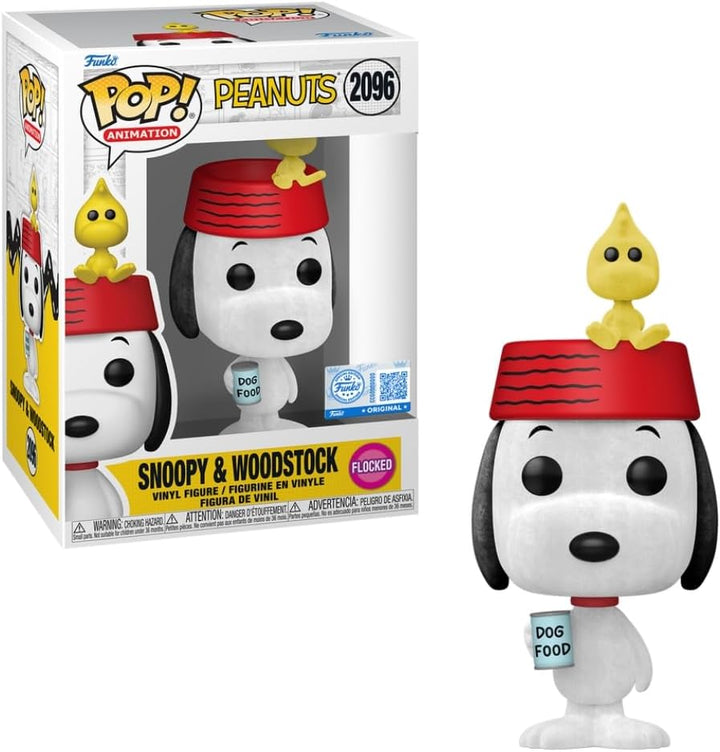Funko Pop exclusivo de Snoopy &amp; Woodstock (Flocado)