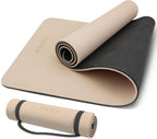 PAIDU POE Yoga Mat （10mm）Extra Thick Fitness Mat 72"x24" con Carry Strap