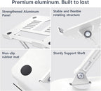 Afaloona Soporte de aluminio para computadora portátil, elevador ajustable