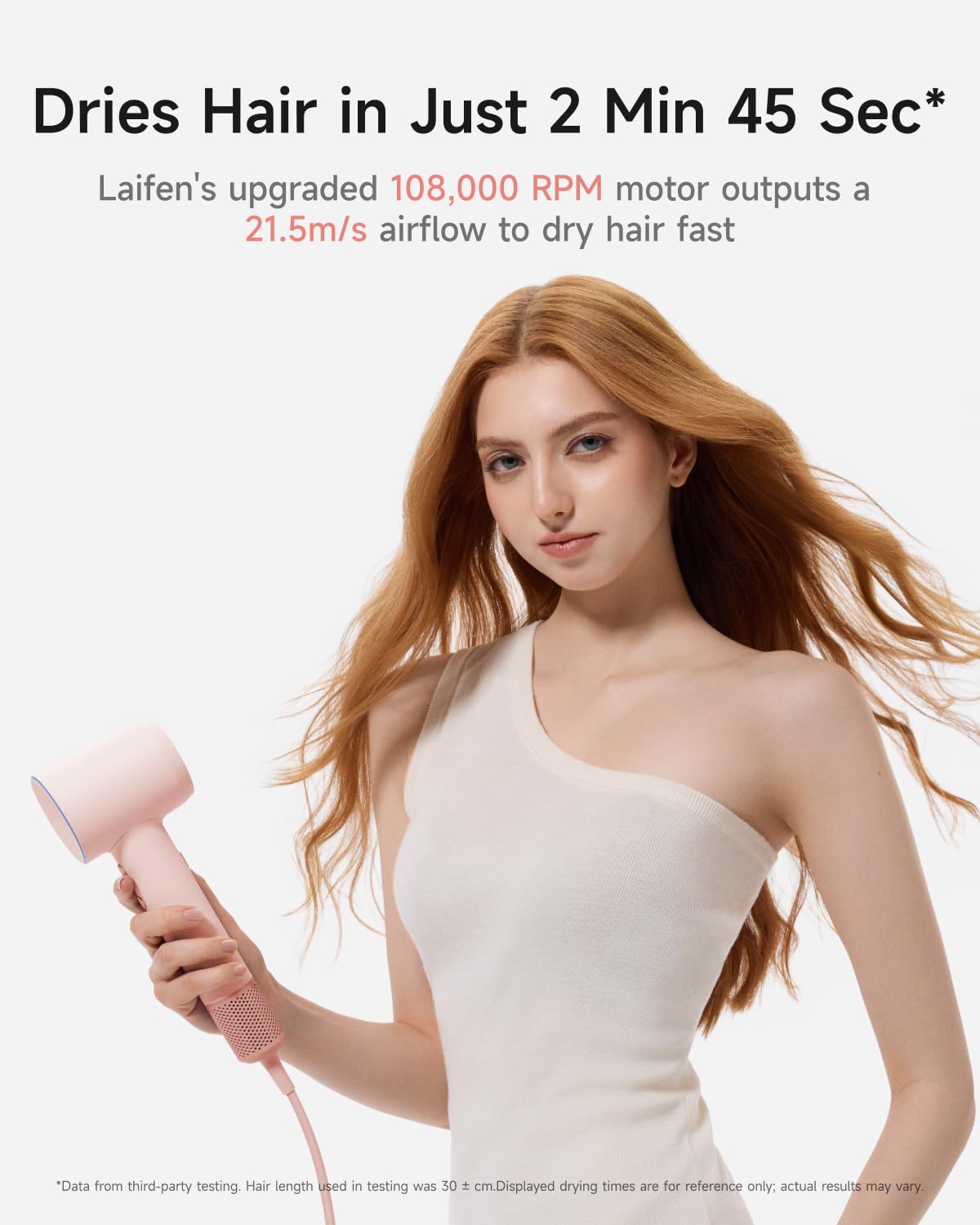 Laifen Hair Dryer SE 2, 200 Million Negative Ionic Blow Dryer with...