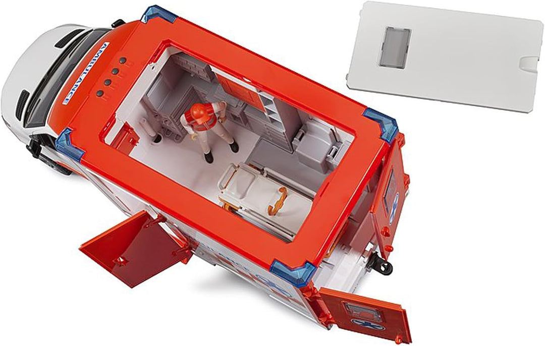 Bruder 02676 MB Sprinter Ambulancia con controlador y
