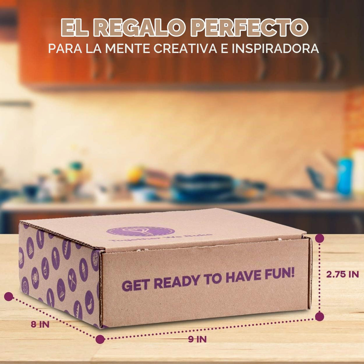 Baketivity Kit de galletas de trozos de chocolate para niños
