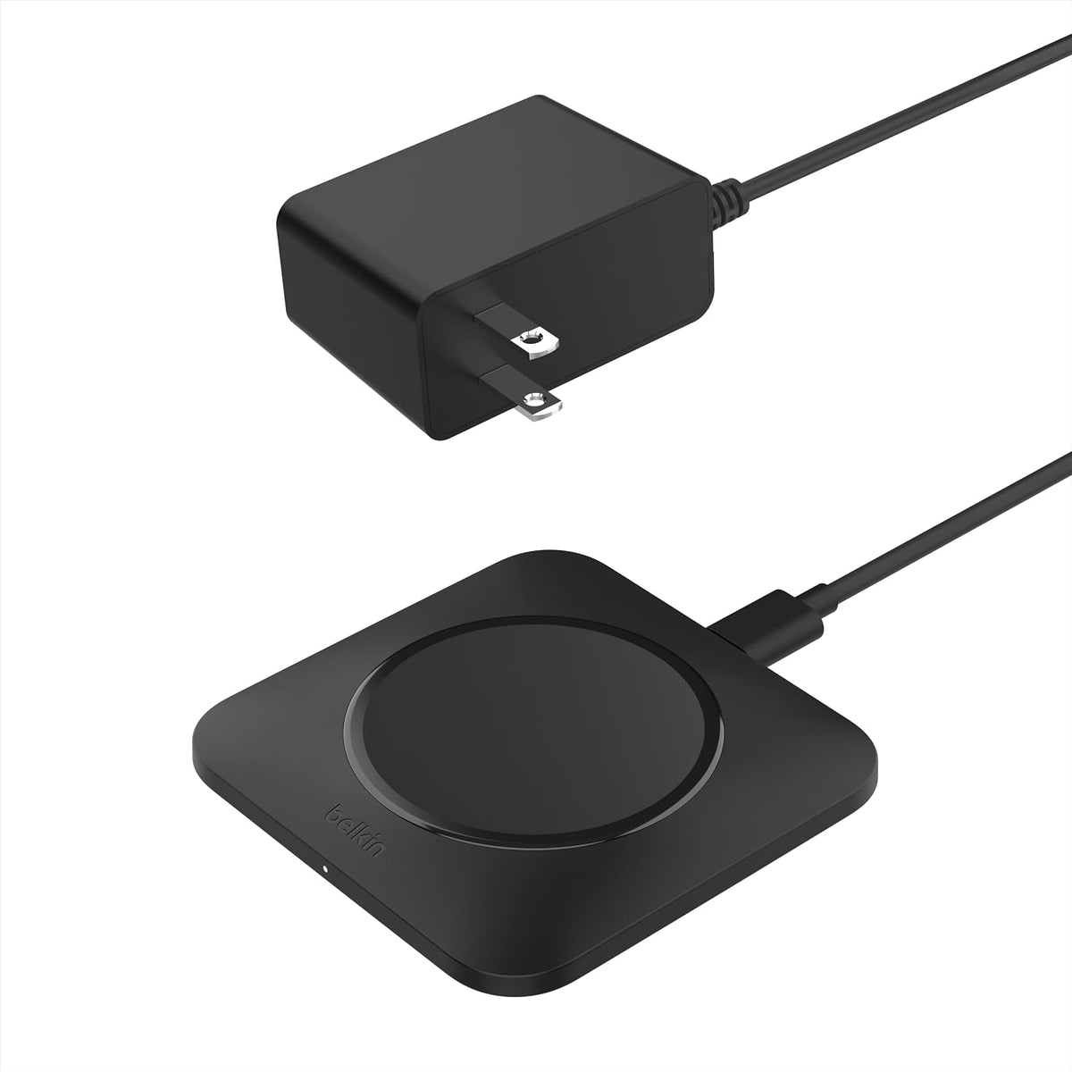 Belkin Almohadilla de carga inalámbrica de 15W, cargador Qi compacto para