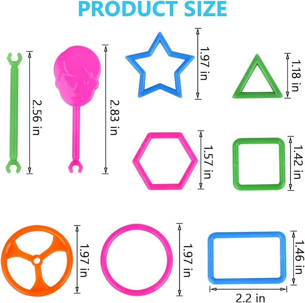 Juboury 1054pcs juguete de construcción bloques de construcción barras