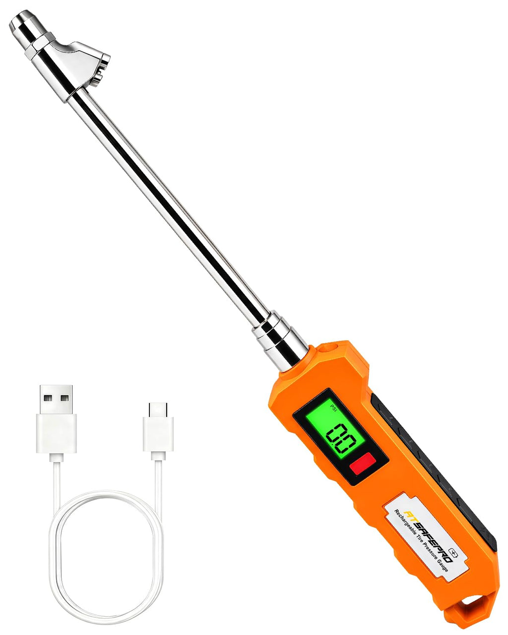 Medidor digital de presión de neumáticos para camiones