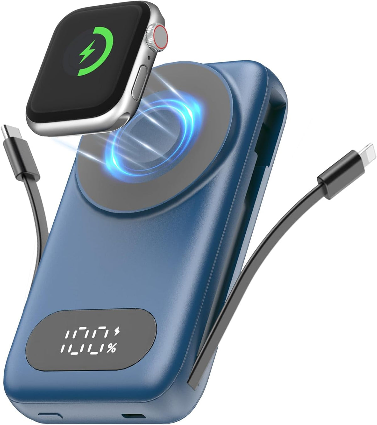 HUAENG Cargador portátil magnético de 26800 mAh para iPhone 17\/16\...