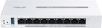 ASUS ExpertWiFi EBG19P Gigabit PoE+ VPN enrutador con cable, 8 puertos PoE+, 123W