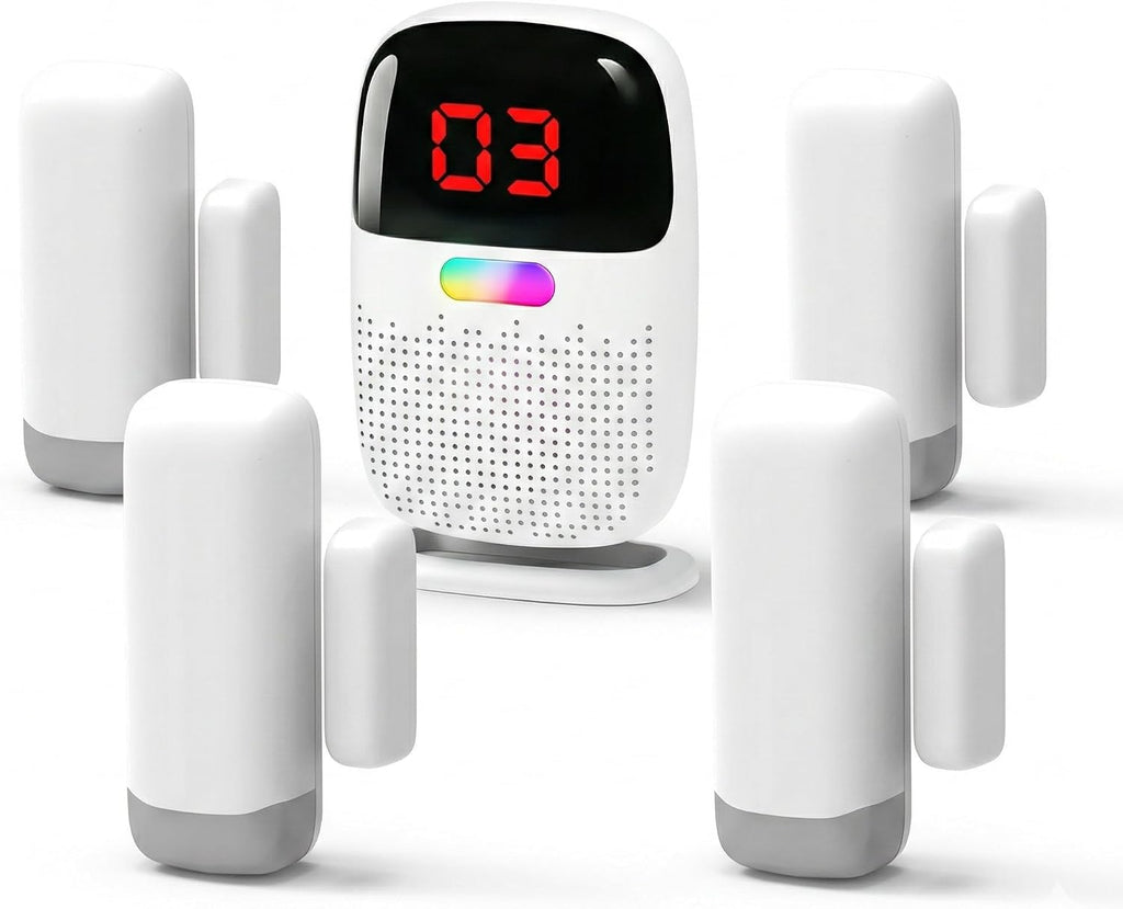 PILSAMAS Sistema de alarma recargable para toda la casa para personas