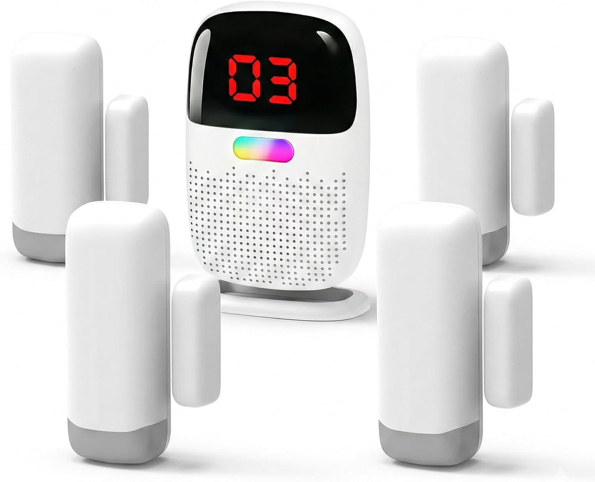 PILSAMAS Sistema de alarma recargable para toda la casa para personas