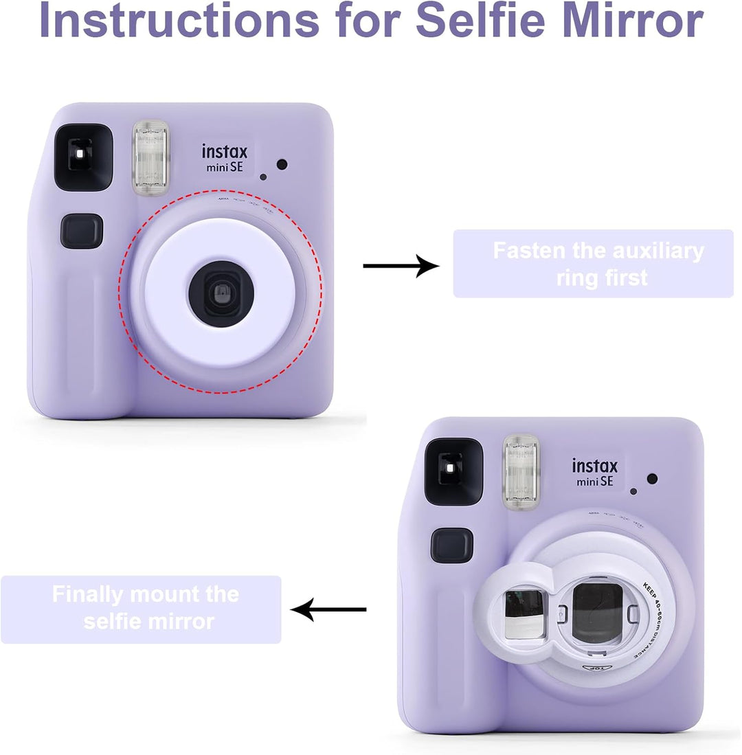 CAIYOULE Accesorios para Fujifilm Instax Mini SE\/7+\/7c\/7s Funda...