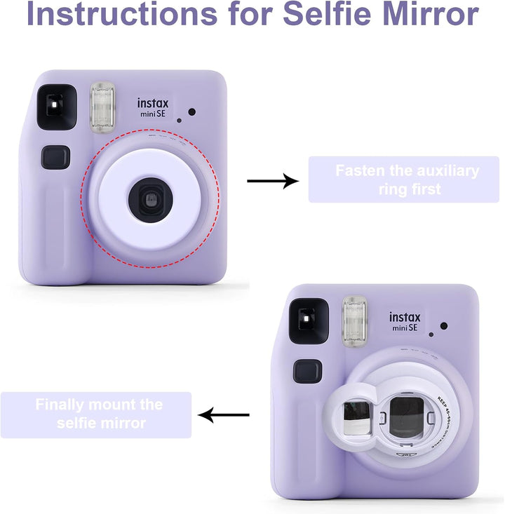 CAIYOULE Accesorios para Fujifilm Instax Mini SE\/7+\/7c\/7s Funda...