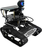 Kit de robot AI para Jetson Nano ROS programación tanque coche con navegación SLAM Lidar mapeo, transmisión de video, seguimiento inteligente, electrónica educativa robótica adultos (sin