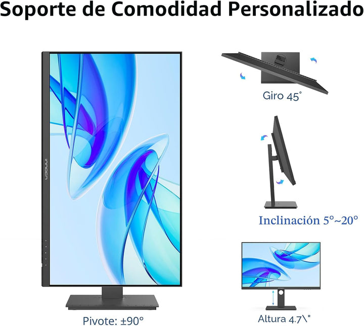 INNOCN Monitor USB-C 4K de 27 pulgadas para laptop MacBook\/Mac min...