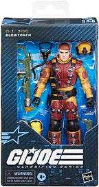 G.I. Joe Serie Clasificada #154, Blowtorch, Figura de Acción Coleccionable de 6 Pulgadas con 10 Accesorios
