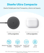 Anker Zolo MagSafe - Cargador inalámbrico compatible con Qi2 de 15 W de