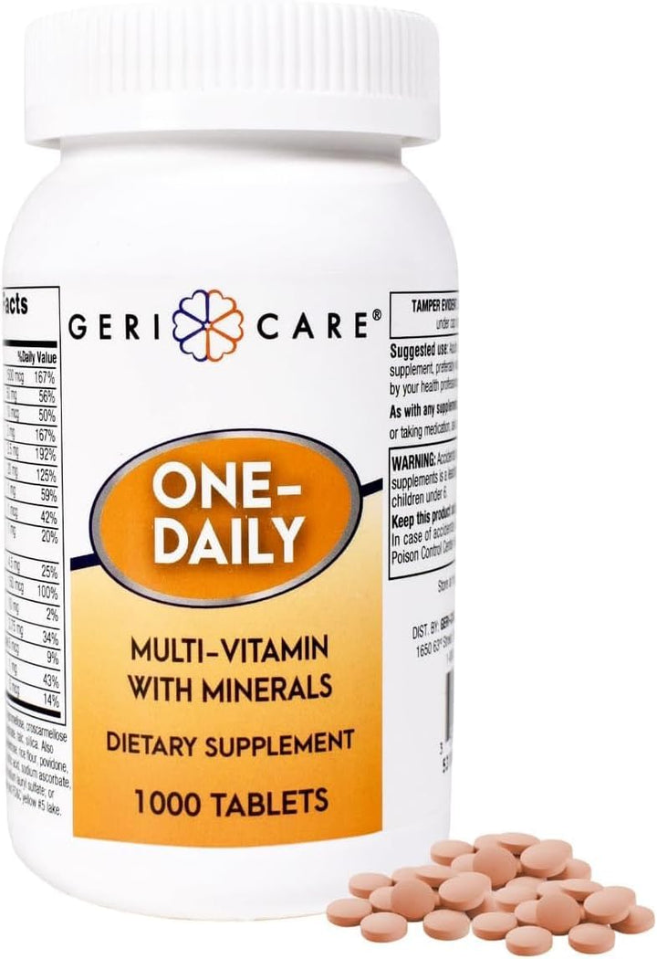 GeriCare Multivitamínicos diarios con minerales para hombres y muje...