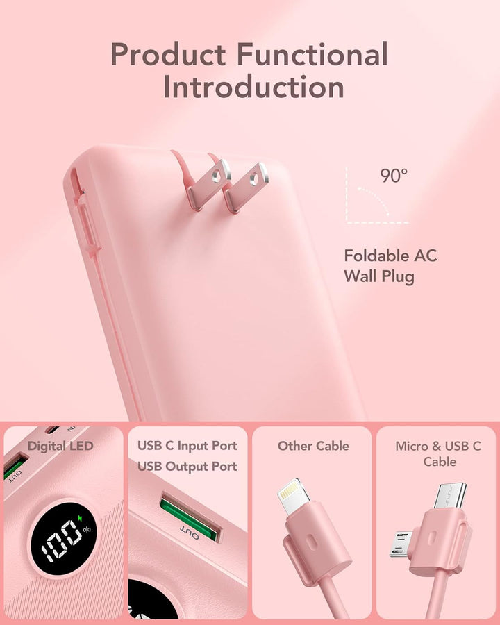 VRURC - Cargador portátil de 20000 mAh, banco de energía de carga r...