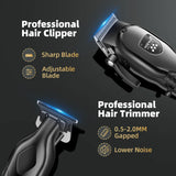 Cortadora de pelo inalámbrica para hombres, kit de corte de pelo y...