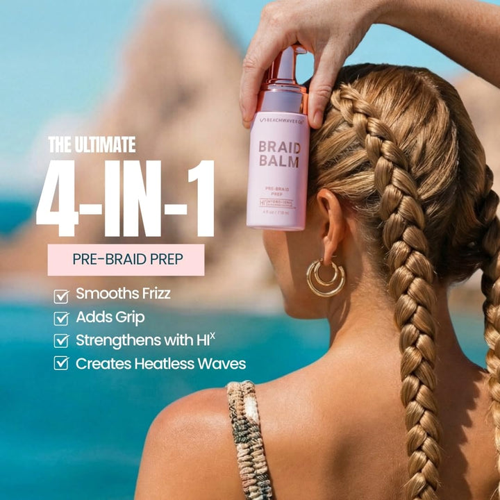 The Beachwaver Co. Bálsamo para Trenzas Preparación Pre-Trenza - Ta...