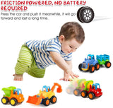 Coches impulsados por fricción camiones de construcción