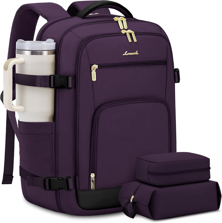 LOVEVOOK Mochila de viaje de mano para mujer, aprobada para vuelos,...