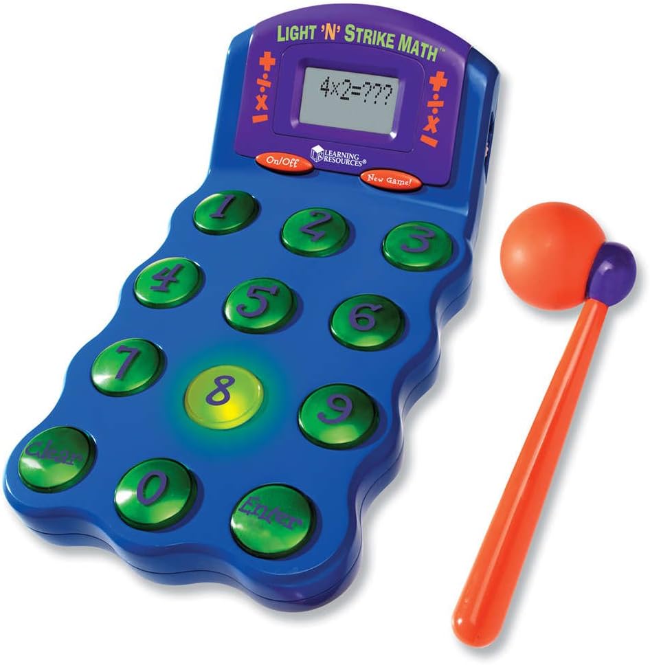 Learning Resources Juego de matemáticas Light 'N' Strike, a...