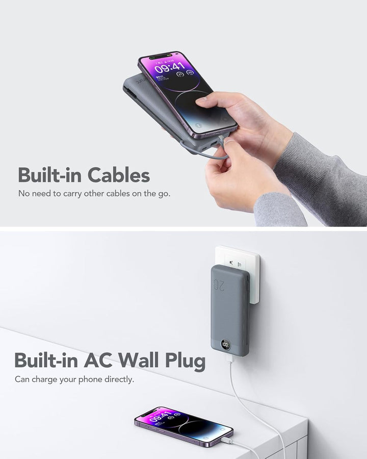 Cargador portátil de 20000 mAh, cargador de batería VRURC de carga...