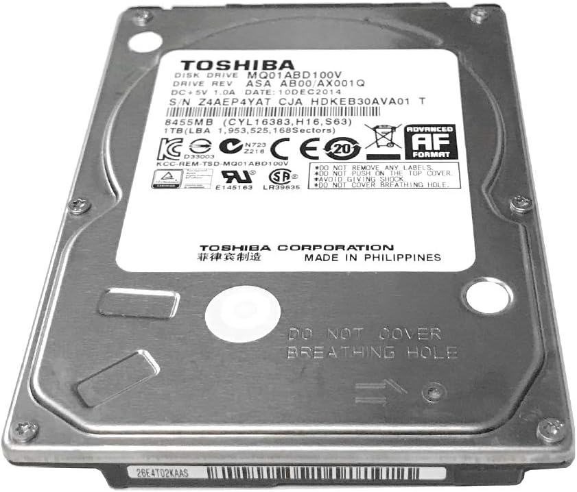 Toshiba 1TB 5400RPM 8MB Caché SATA 3.0Gb\/s Disco Duro Portátil de...