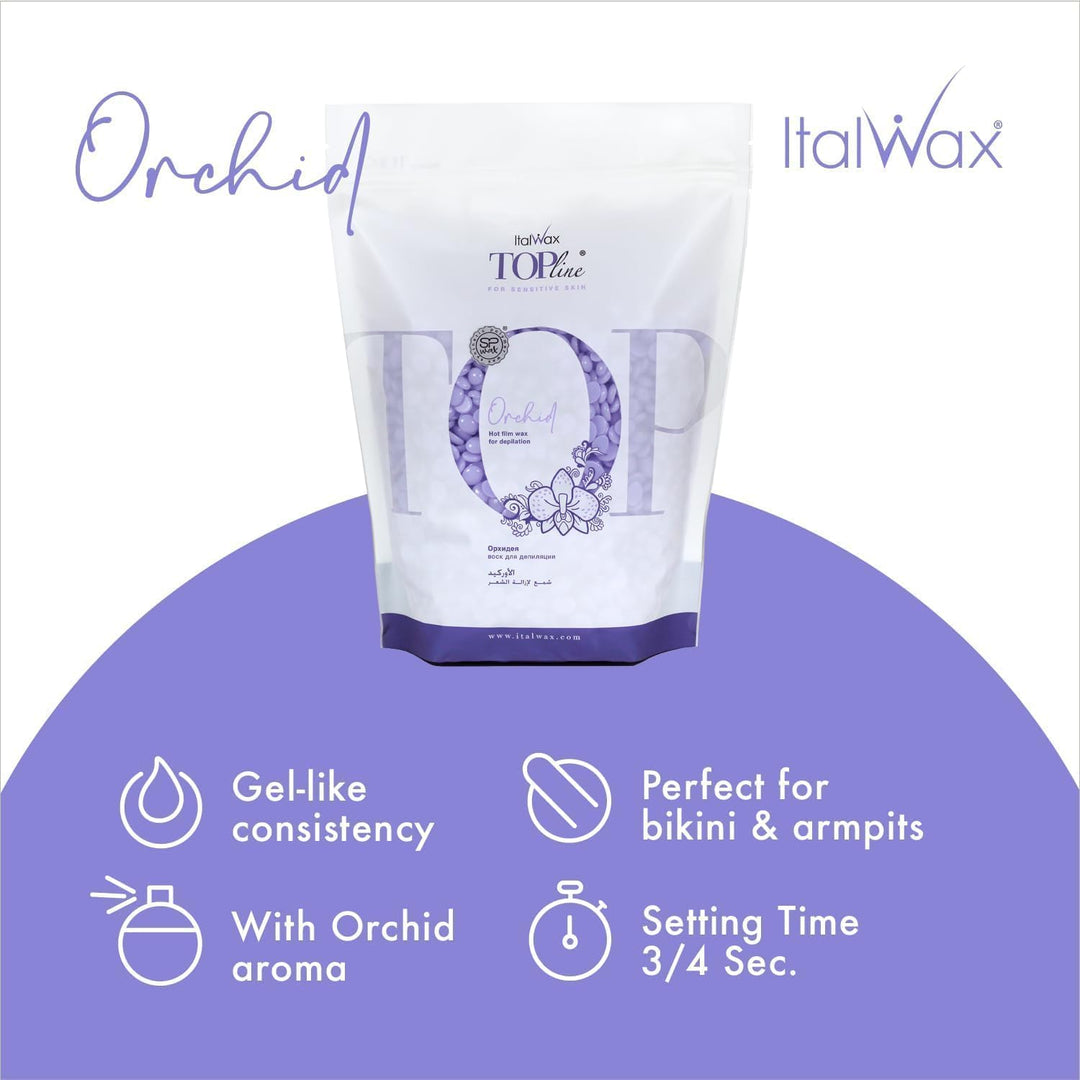 Italwax Top Line - Cuentas de cera dura de orquídea, 1.65 libras (2...