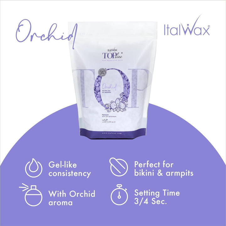 Italwax Top Line - Cuentas de cera dura de orquídea, 1.65 libras (2...
