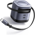 UGREEN Nexode 45W Bloque de cargador retráctil, adaptador de carga rápida 3