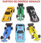 ArtCreativity Juego de 25 piezas de autos de juguete fundidos a presión, duradero, mini corredores en varios diseños, regalos de fiesta de cumpleaños geniales para niños, rellenos de bolsas de