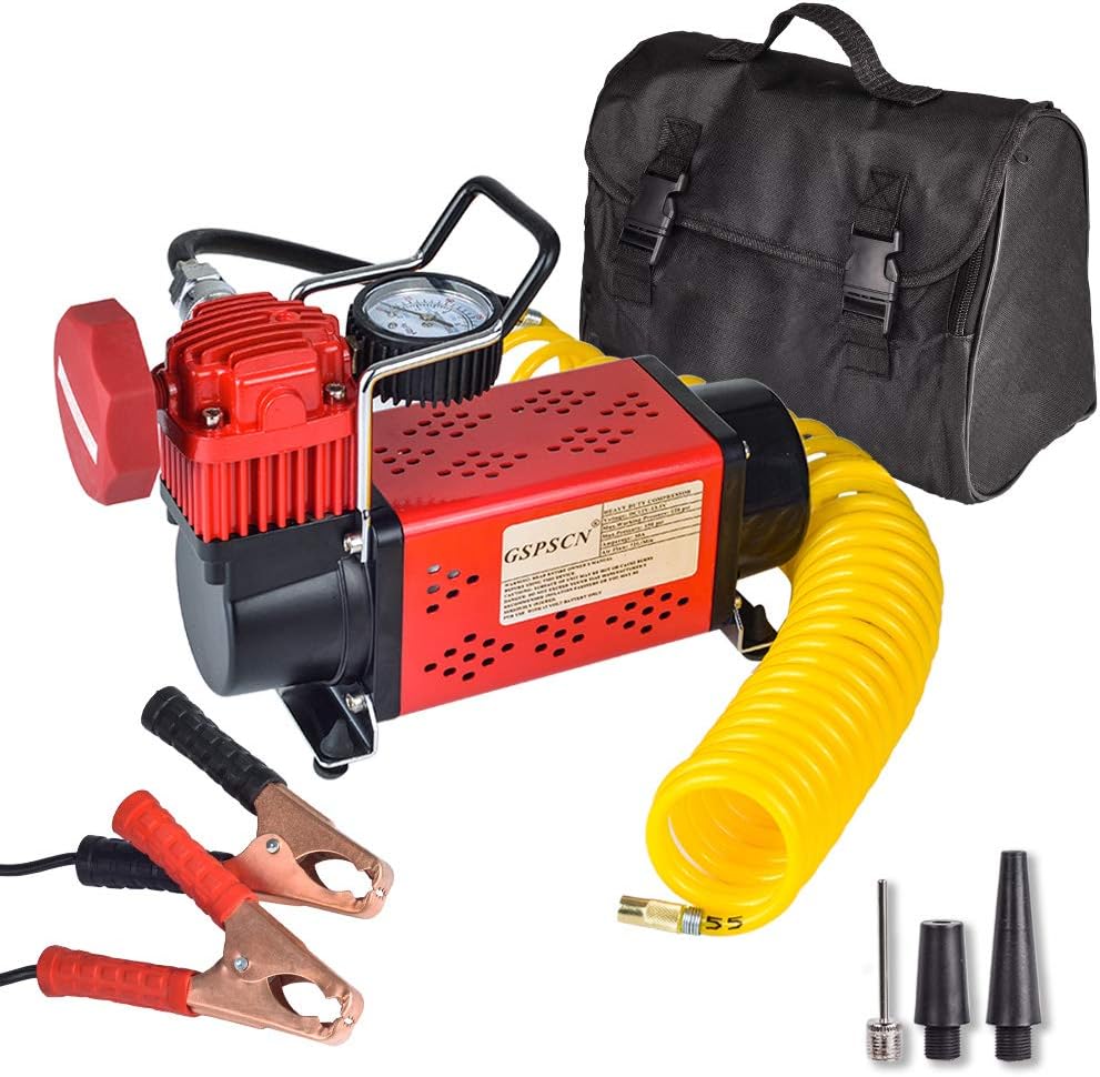 GSPSCN Inflador de neumáticos de alta resistencia 150PSI 12V Bomba...