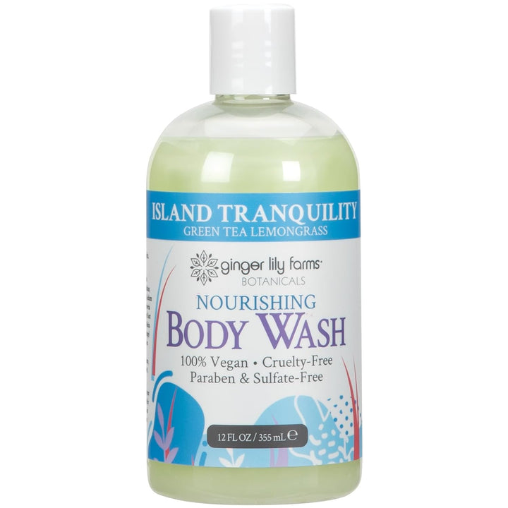 Ginger Lily Farms Botanicals Gel de Ducha Nutritivo, Island Tranqui...
