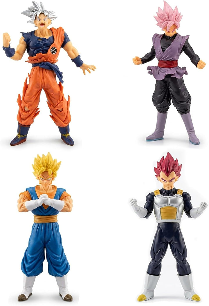 Juego de figuras de acción de superhéroes de anime, figuras de guer...