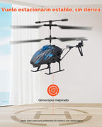 Helicóptero RC VEVOR, helicóptero de control remoto de 2.4GHz, avión RC de 3.5 canales para niños, 16 minutos de tiempo de vuelo, mantenimiento de altitud, despegue/aterrizaje de una tecla y luces LED